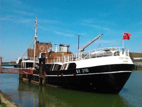 starboard side view