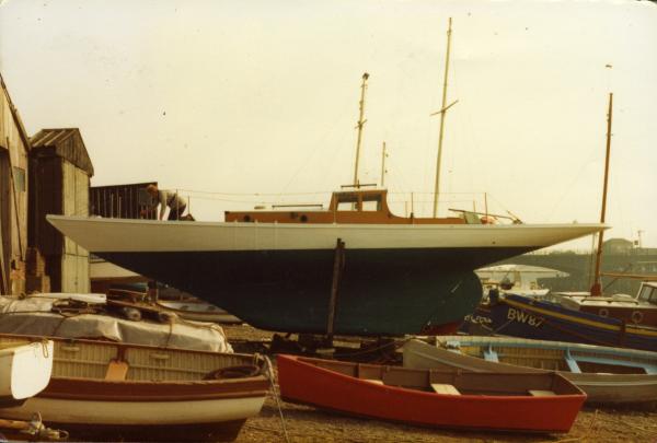 White Rose out the water - port side