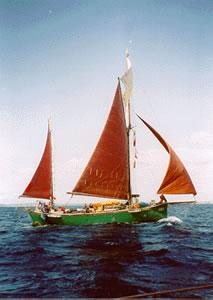 NELL - starboard side undersail.
