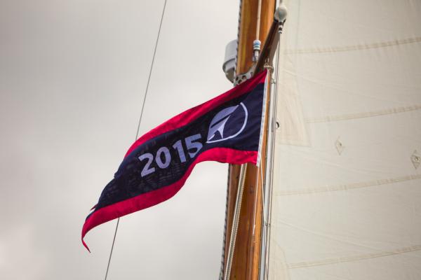 Flying their pennant