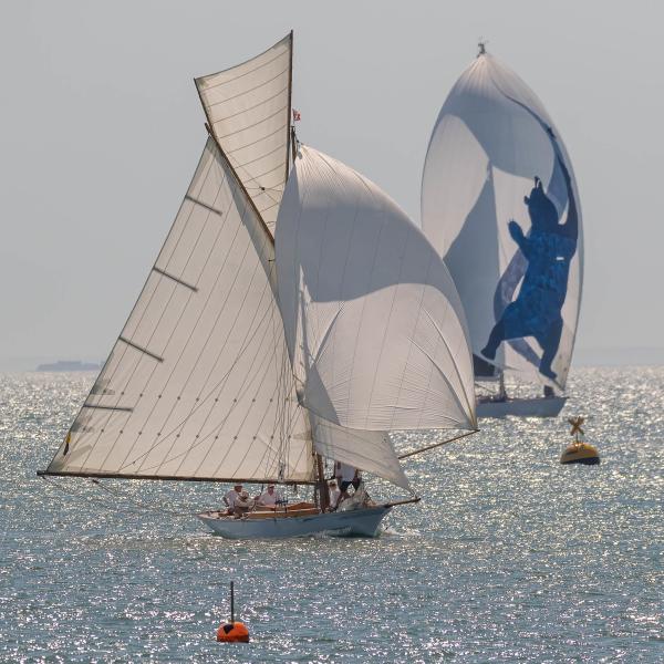 Downwind to the finish