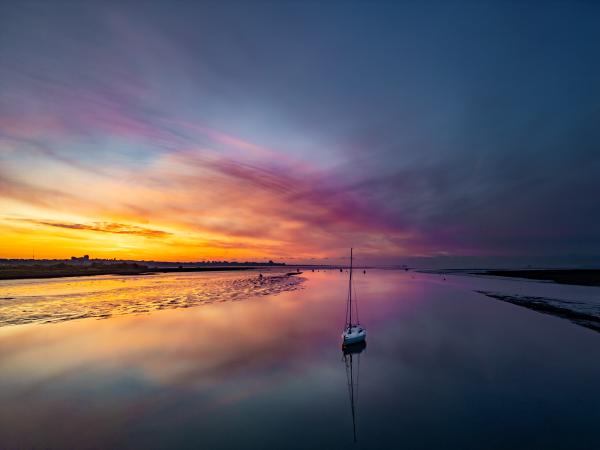 Sunrise over Twotree Island
