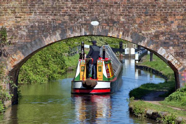 Former FMC narrow boat Dory on the Atherstone flight, Coventry Canal