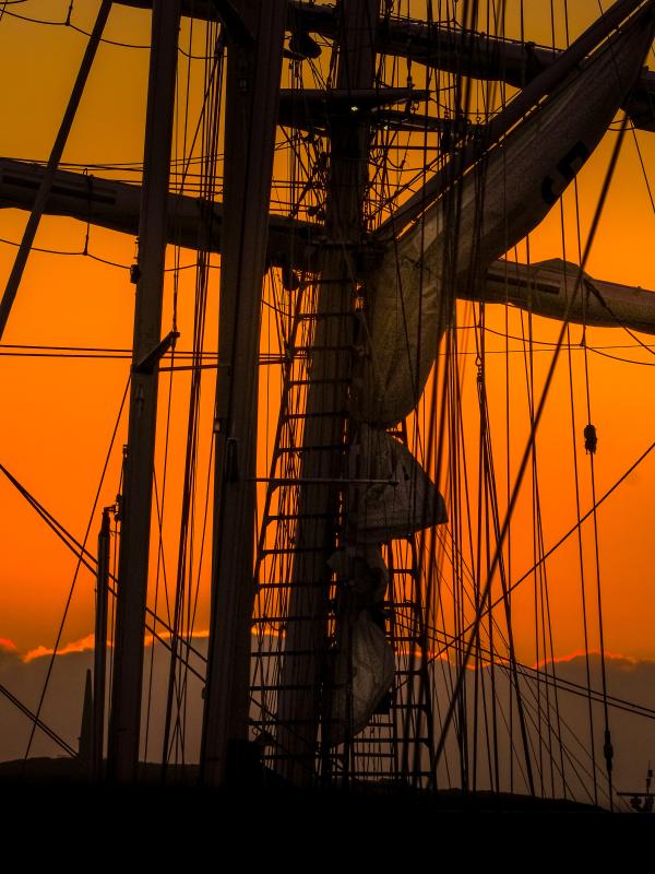 Rigging at Sunset