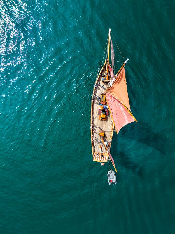 Aerial Shot of the Pilgrim