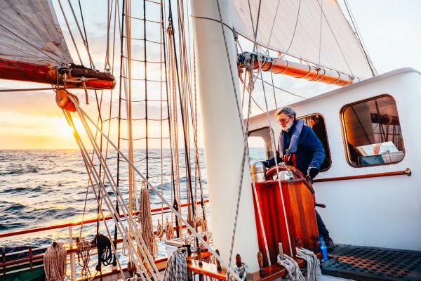Sailing on Blue Clipper