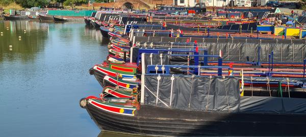 Classic narrow boat fore ends