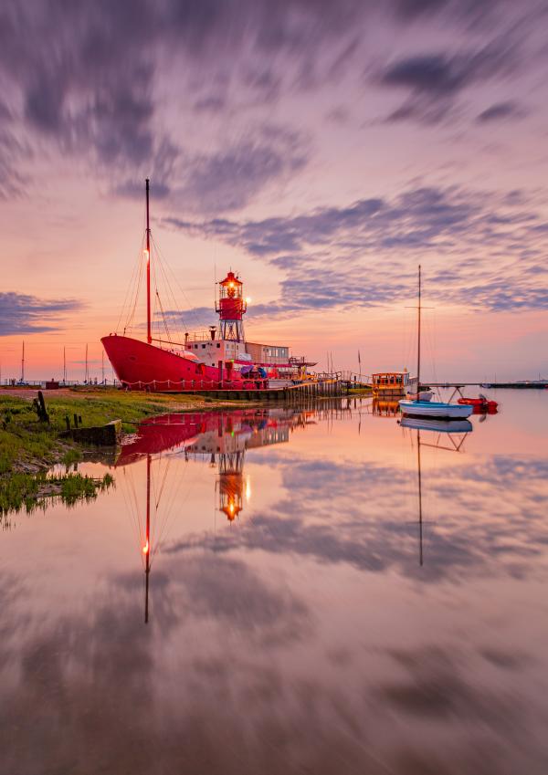 Trinity reds at sunrise