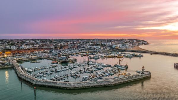 Ramsgate Harbour at sunset