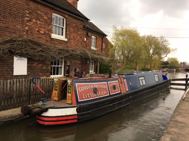 Kenilworth - stern view, Shardlow lock