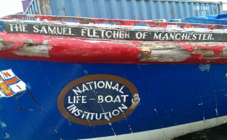 Samuel Fletcher of Manchester - name plate, 2018