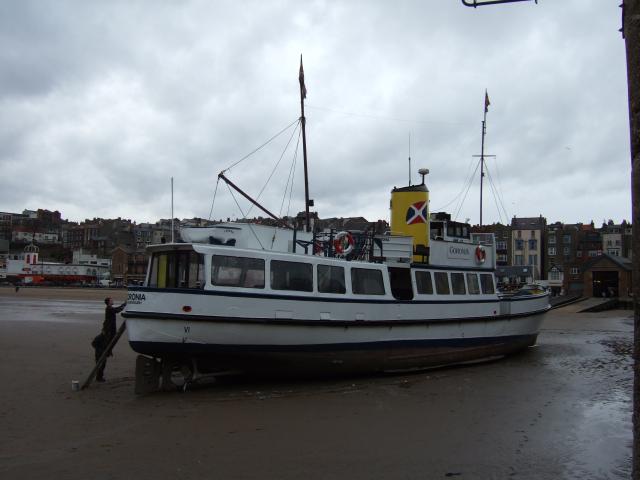 Coronia - beached in Scarborough 13 March 2008