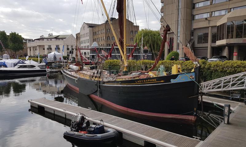 Lady Daphne - in St Katharine's Dock 