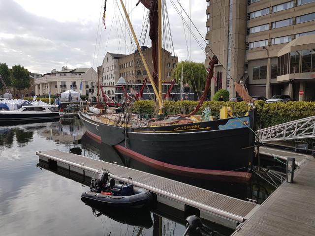 Lady Daphne - in St Katharine's Dock 