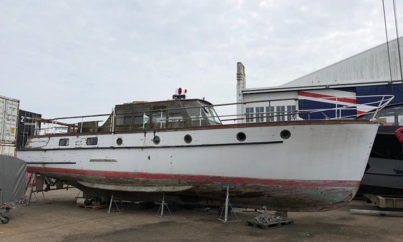 Silver Ghost II - being made ready to strip down for a full refit June 2018