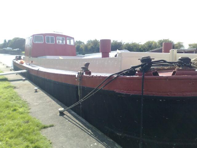 Hunt's Kim - after restoration, moored