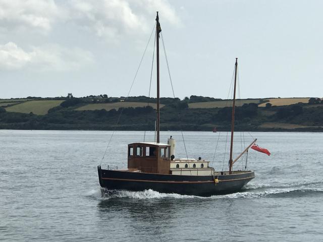 Soleil d'Or underway at Falmouth, 2018
