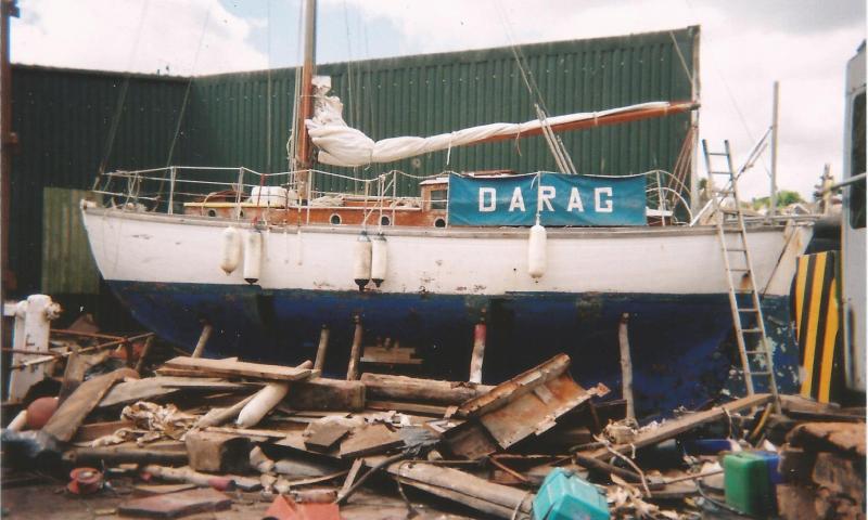 Darag - undergoing restoration and refit 