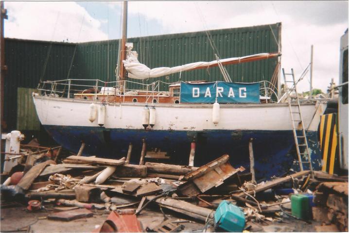 Darag - undergoing restoration and refit 