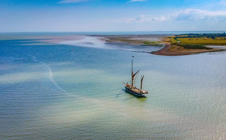 Photo Comp entry 2018 (C) - Cambria anchored on the Colne, by Colm O'Laoi