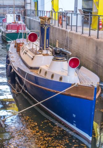 Steam Pinnace 199 - in Boathouse 4, Portsmouth Historic Dockyard