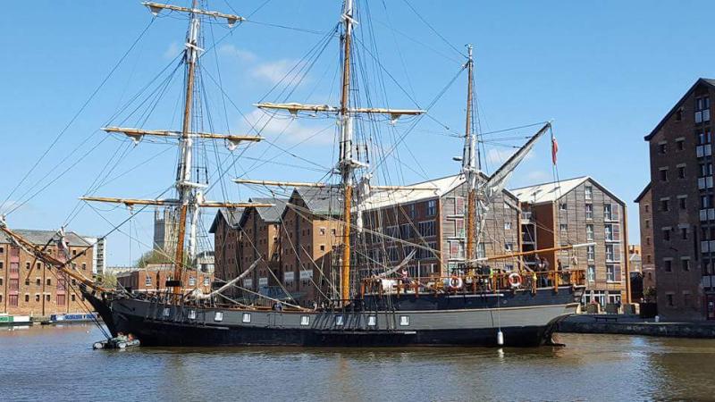 Photo Comp 2018 entry - Earl of Pembroke in Gloucester Basin, by Caroline Cartwright