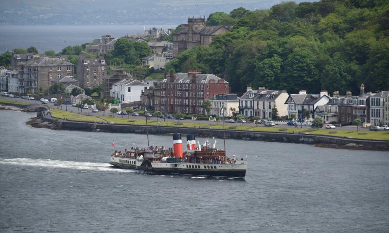 Photo Comp 2018 entry - PS Waverley arriving in Rothesay, by Russell Anley