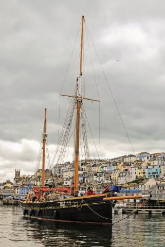 Photo Comp 2018 entry - Pilgrim in Brixham Harbour, by Steve McMillan