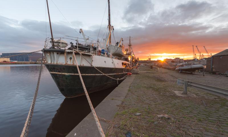 Photo Comp 2018 entry - SS Explorer Sunset, by Colin Williamson