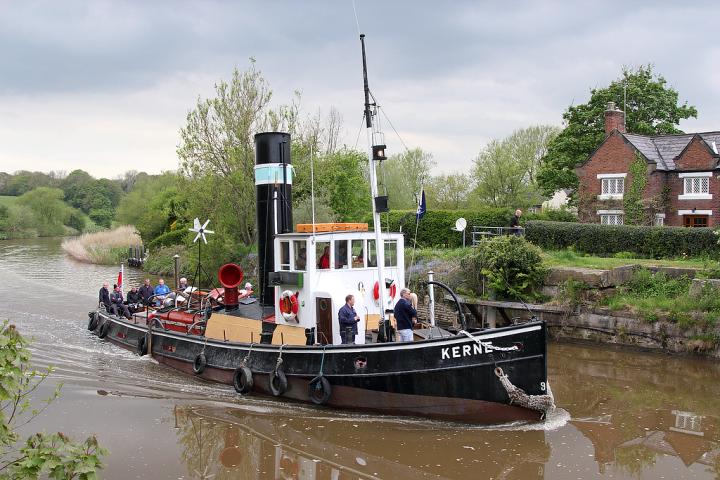 Photo Comp 2018 entry - Steam tug Kerne on the Weaver 17th May 2013, by John Eyres