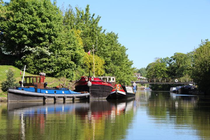 Photo Comp 2018 entry - Kennet, Parfield & Severn on the River Weaver, by Pauline McGill