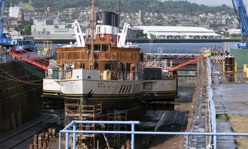 Photo Comp 2018 entry - PS Waverley in dry dock, by Paul Russell