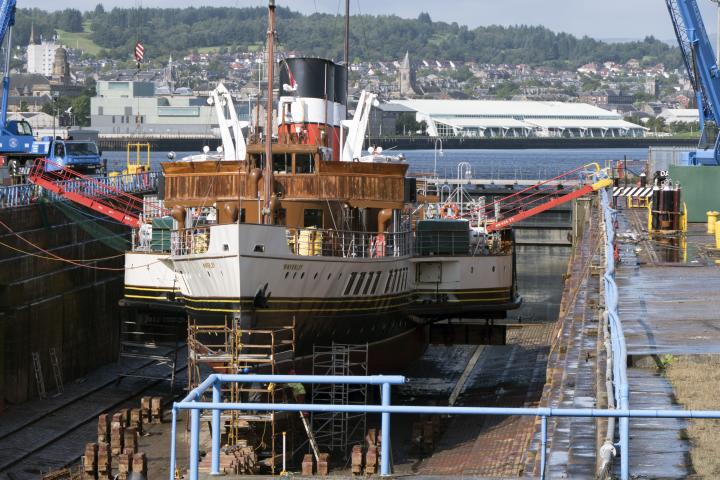 Photo Comp 2018 entry - PS Waverley in dry dock, by Paul Russell