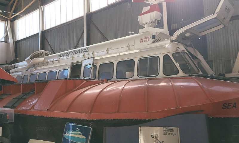 SRN6 Sea Hawk on display
