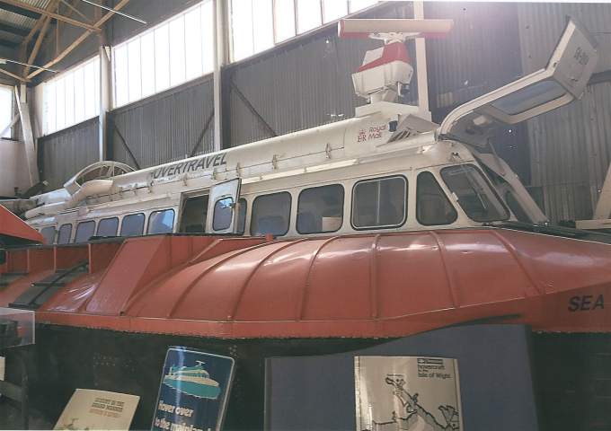 SRN6 Sea Hawk on display