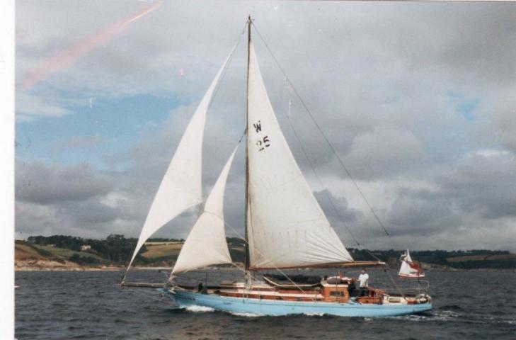 Wanderer II under sail