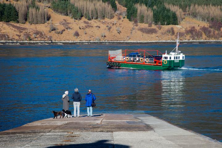 MV Glenachulish underway