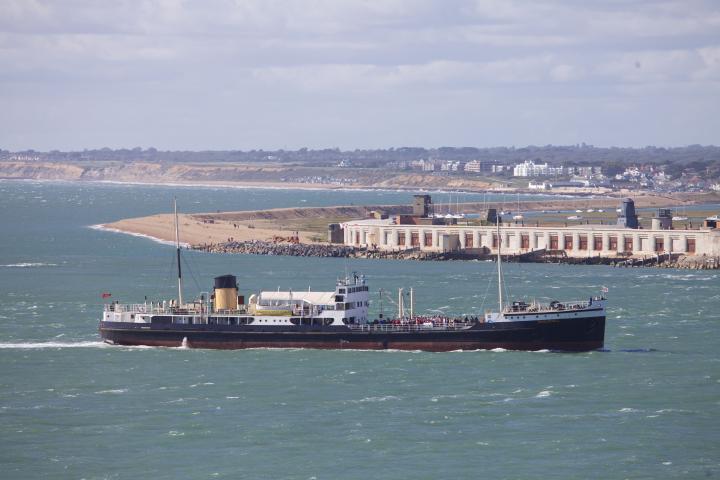 Shieldhall underway - Sep 2018