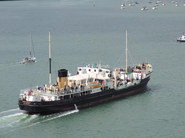 Shieldhall underway - Eclipse Visit