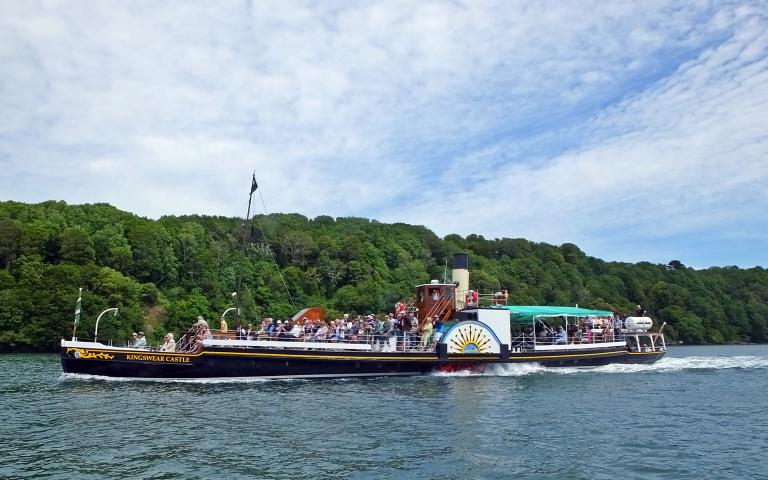 Kingswear Castle - underway