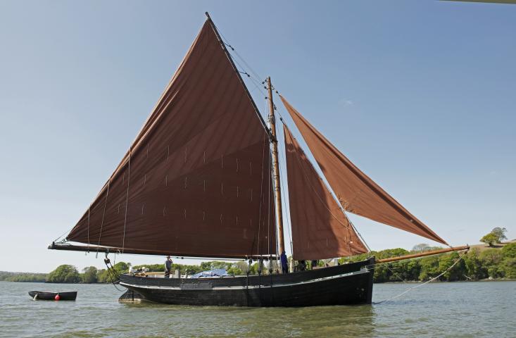 Lynher under sail