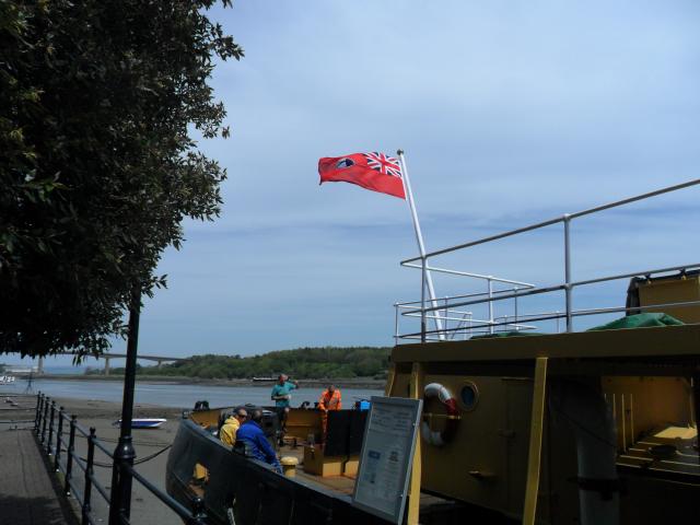 Freshspring flying NHS-UK ensign