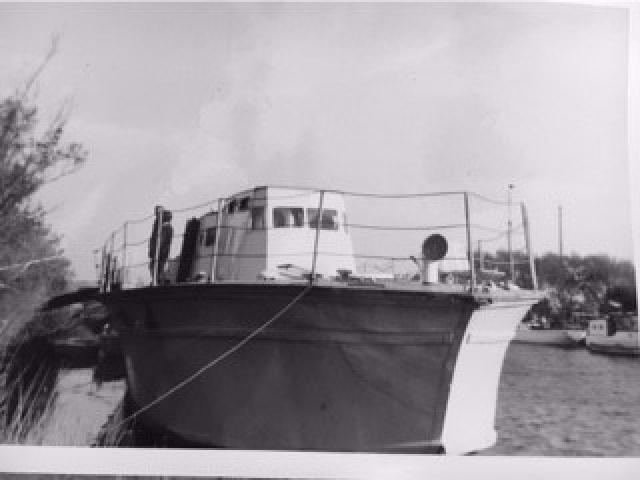 MGB Fontenay from 1964, moored in Mudeford, Christchurch