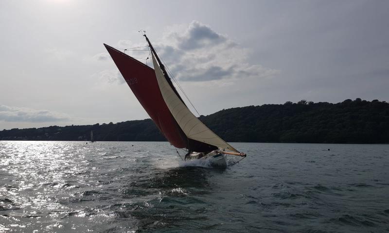 Laura - under sail, post refit 2019 (c) Michael Leahy