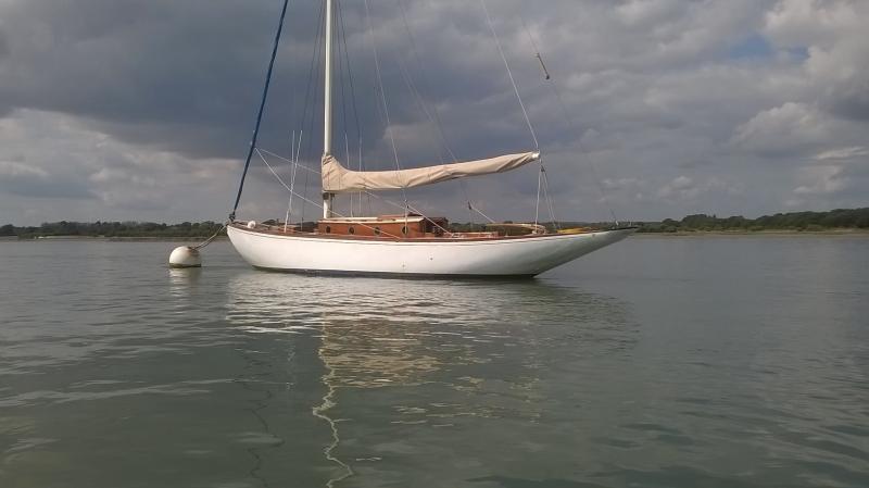 Rogue moored at sea 2 Oct 2019