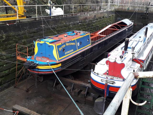 Effingham in dry dock 2019