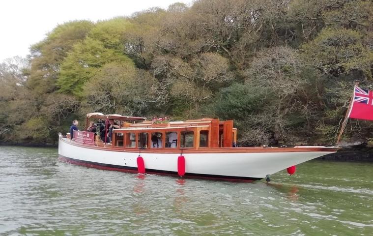 Constance - underway (c) Gweek Classic Boatyard 2019