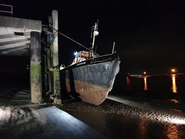 moored in Ireland