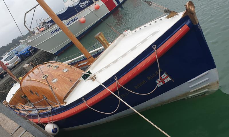 Anne Allen at Padstow August 2020