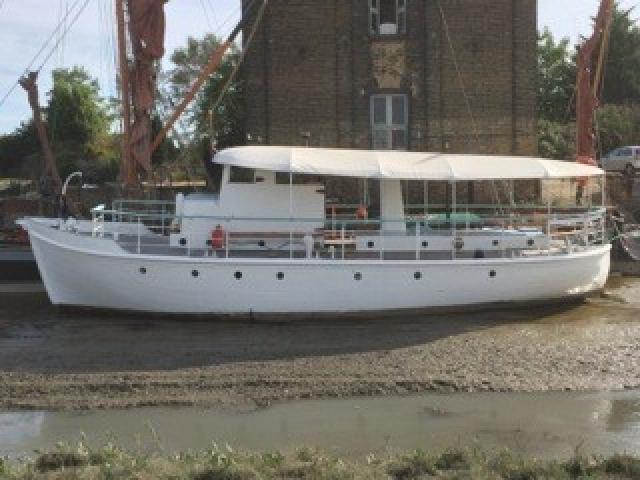 Sheppey Queen moored